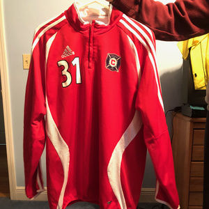 Chicago Fire Adidas Training Quarter Zip